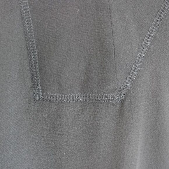 Derek Lam 10 Crosby Intermix Layered Black Silk and Lace V-Neck Top Size 0 - Picture 8 of 13